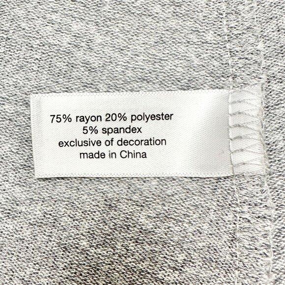 Lane Bryant Top Womens 18/20 Winter Wonderland Gray Long Sleeve NWOT - Picture 7 of 9